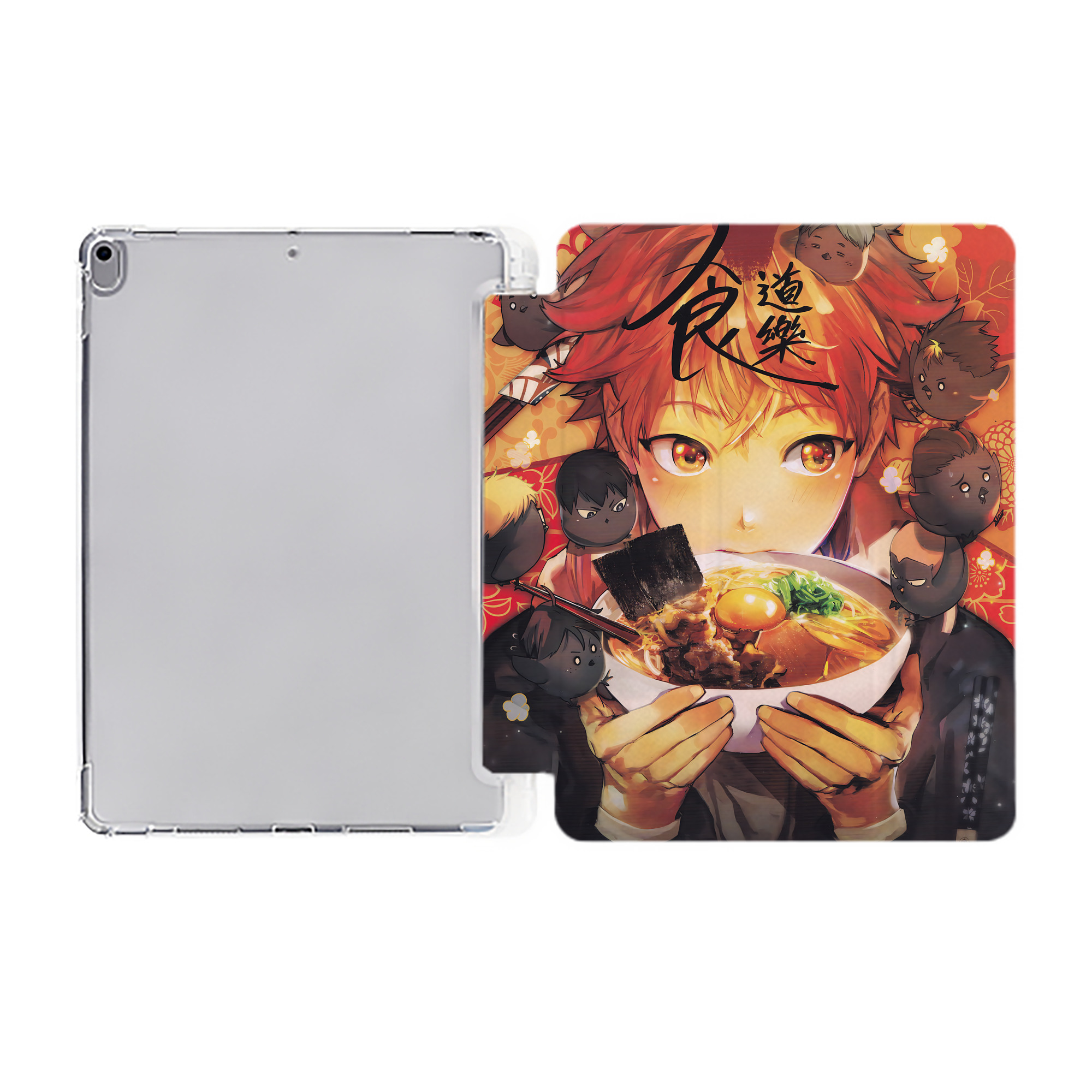 （画像用） ハイキュー!! Haikyu!! IPad ケース ペン収納付き 三つ折りスタンド PUレザー×シリコン 対応機種9.5/10.5/10.9インチ